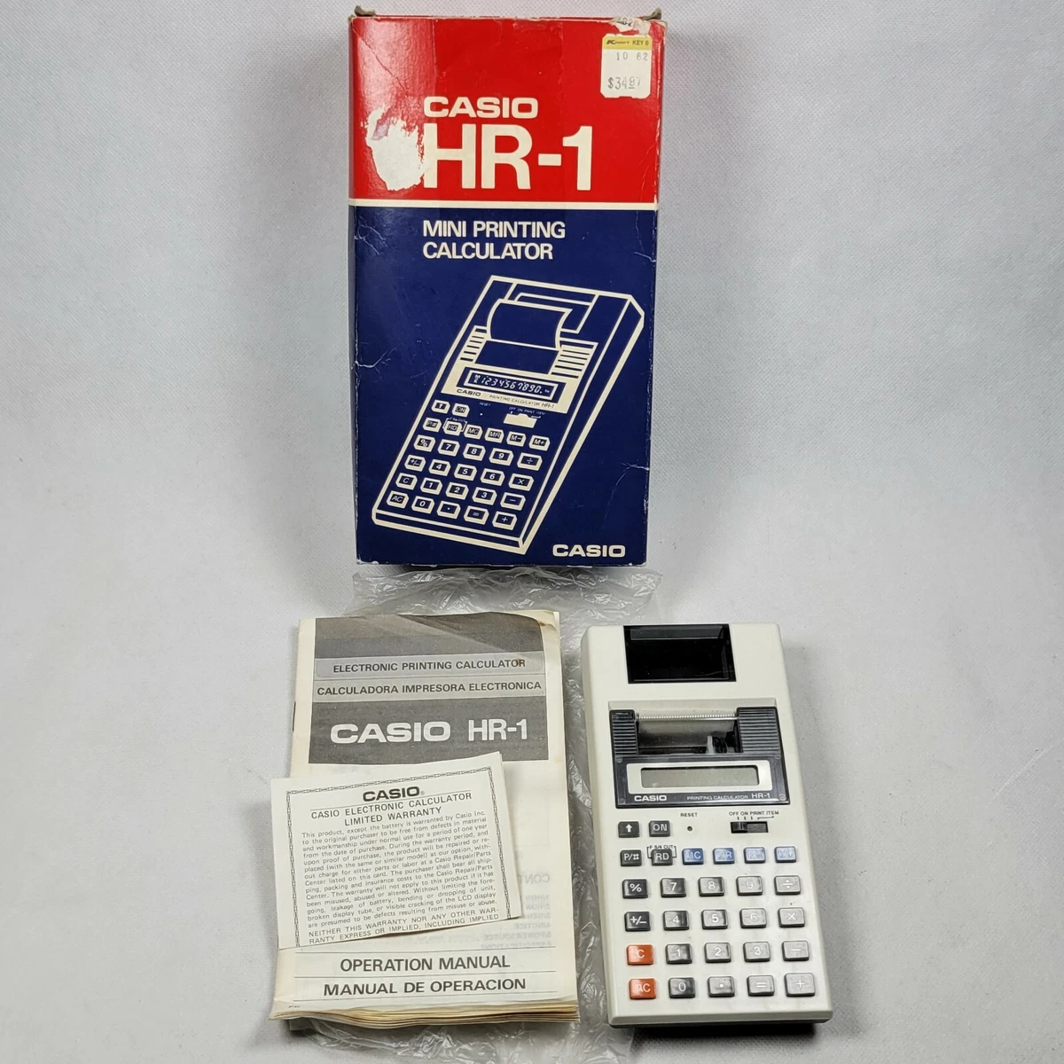 Mini printing calculator sale