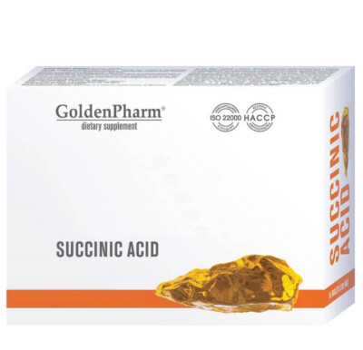 Amber Succinic Acid 50 tablets