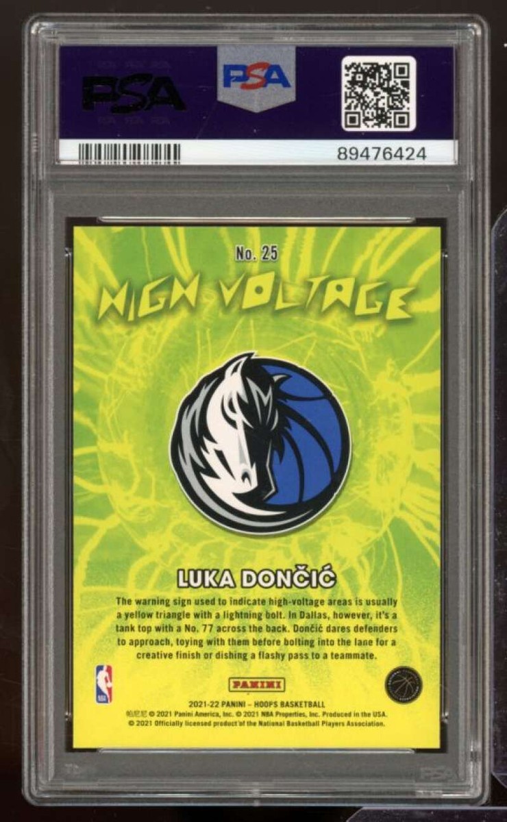 Luka Doncic Card 2021-22 Panini Hoops High Voltage #25 PSA 10 | eBay