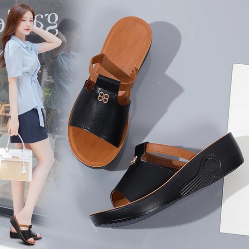 2025 Summer Women Wedge Sandals Premium Orthopedic Open Toe Sandals Vintage - 第 16/20 張圖片