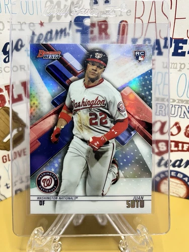 Juan Soto 2018 Bowman's Best Refractor Rookie RC #29