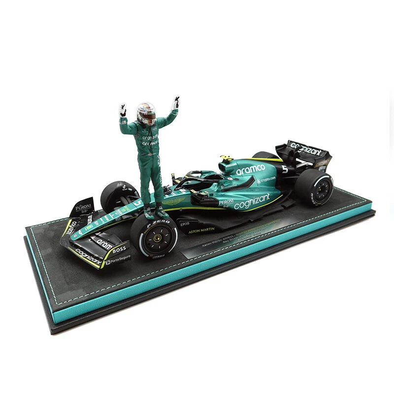 Spark 1:18 Aston Martin F1 Abu Dhabi GP 2022 Last Race Sebastian Vettel Figure - Bild 2 von 4