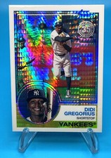 DIDI GREGORIUS 2018 Topps Update 1983 Silver Pack Chrome Refractor YANKEES #144