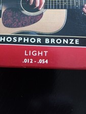 Martin Acoustic Guitar Strings M540 Phosphor Bronze Light 012-054 New NOS