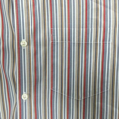 Banana Republic Dress Shirt Men's Medium Multicolor Striped Classic Fit - 第 6/6 張圖片