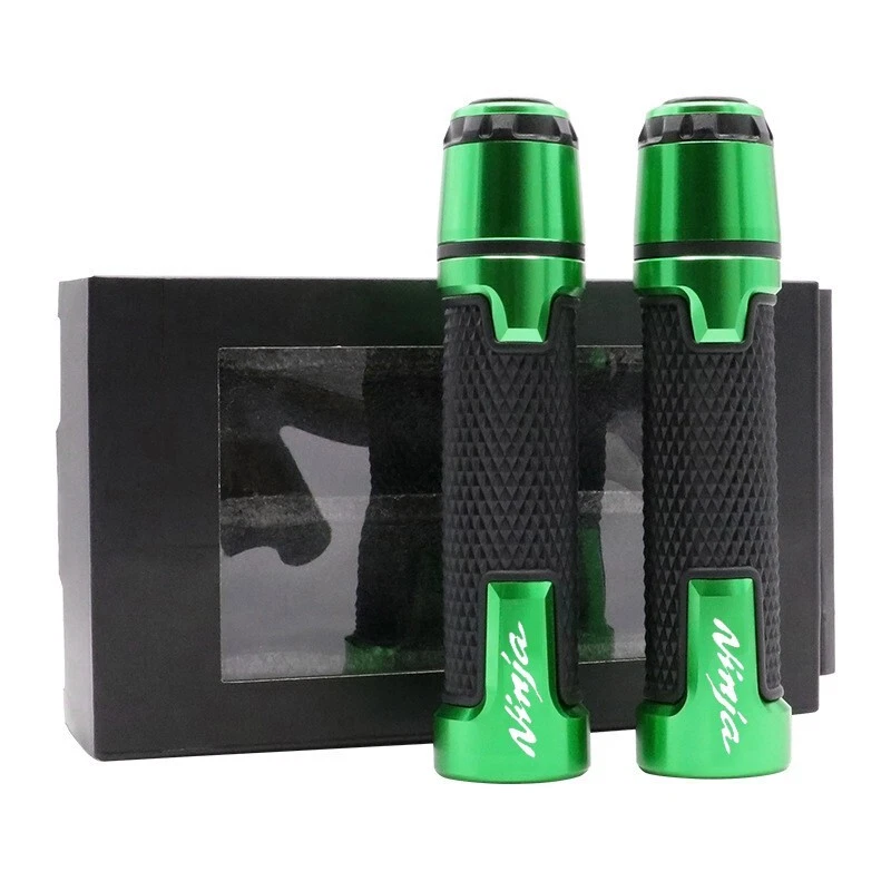 7/8" Motorcycle Handlebar Hand Grips for Kawasaki Ninja400 650 250 ZX6R ZX10R - Image 4 of 4