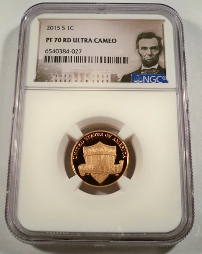 2015-S 1c NGC PF70RD UCAM PROOF LINCOLN CENT ULTRA CAMEO PR 70