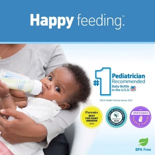 8oz Anti-Colic Narrow Baby Bottle with Level 1 Slow Flow Nipple,Fast delivery - Picture 2 of 7