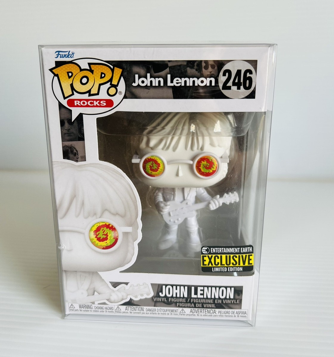 Funko Pop Rocks John Lennon #246 with Psychedelic Shades EE