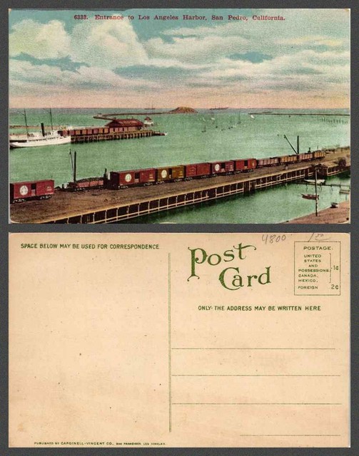 CALIFORNIA San Pedro VINTAGE POSTCARD eBay