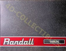 Vintage Randall Amplifiers Catalog Musical Instruments 1970s                 