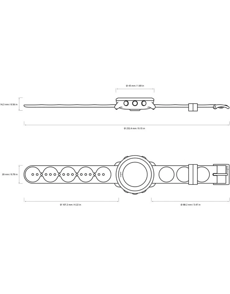 Часы фитнес-пульсометр Suunto 3 — бордовые/водонепроницаемые - Изображение 4 из 4