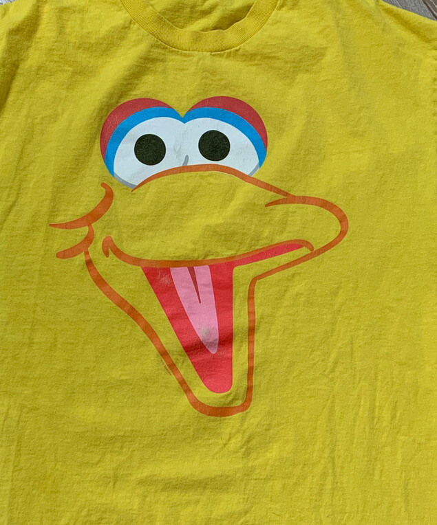 Sesame Street Big Bird Puppet TV Show Promo TShirt S… Gem