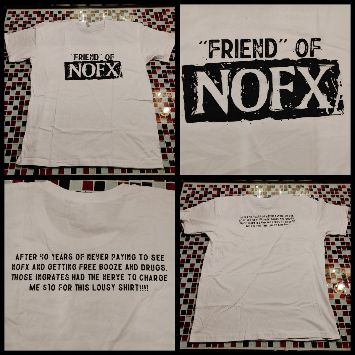 新品未使用 NOFX Friend of NOFX Tシャツ Lサイズ 新品未使用 NOFX Tシャツ Lサイズ Friend of NOFX｜Yahoo!フリマ