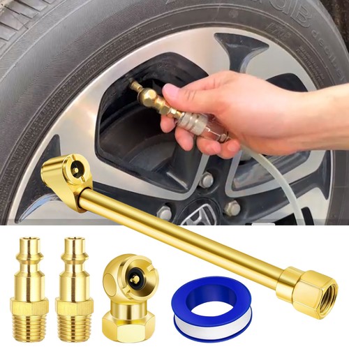 Air Chuck Kit Metal Air Chuck Fittings Tire Air Hose Connector Leakproof grand