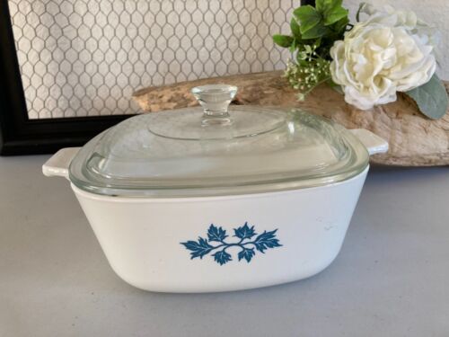 325⚜️ Ancienne Cocotte Plat Carré Pyroflam Pf-2 Avec Couvercle en Verre Vintage - Bild 3 von 11