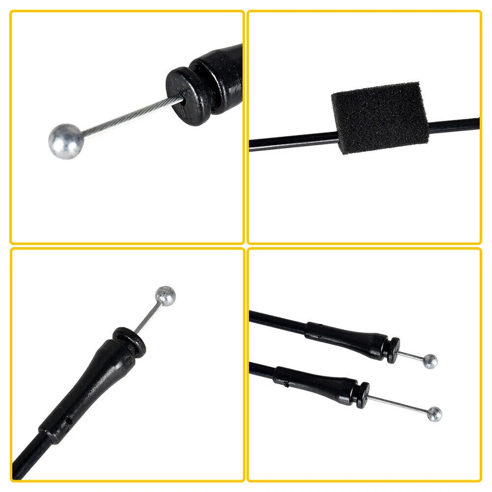 Cables de cierre de puerta para furgoneta E150 E250 E350 serie E 92-2018 lado del pasajero trasero 2X Foto 4 de 4