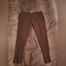 women XL pure black leggings.