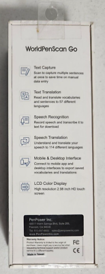 PenPower WorldPenScan Go | OCR-leespen