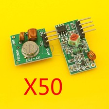 50 PCS 433Mhz RF transmitter and receiver kit Module for ARM/MCU remote control