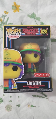 Funko POP! Stranger Things Dustin #828 Target Exclusive Blacklight VAULTED
