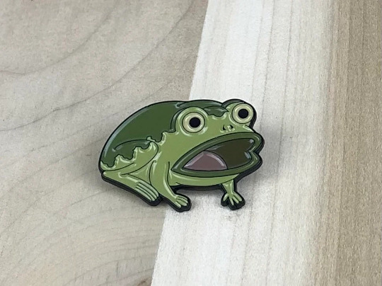 Skateboarding Frog - Frog - Pin