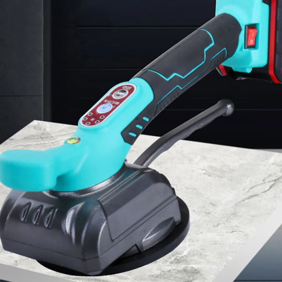 Tile Vibrator Suction Tiling Machine 5-speed Floor Laying Leveling Tool +Battery - Image 3 of 4
