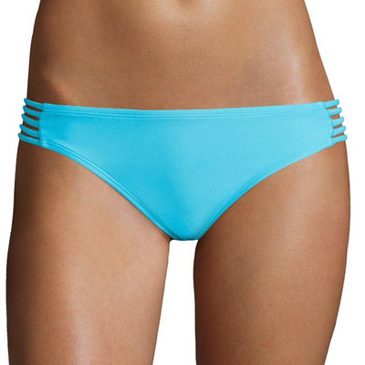 Arizona Watch Me Multi-Strap Hipster Swim Bottoms Size S, M, L New Msrp $34.00