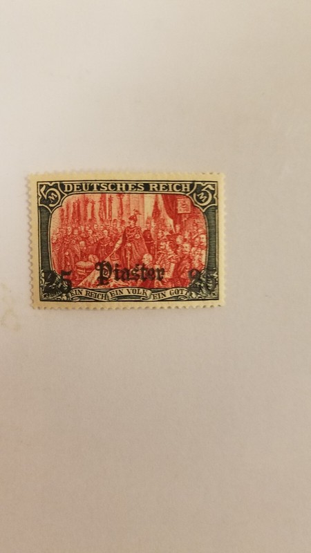German Offices In Turkey Stamp MNH watermarked
