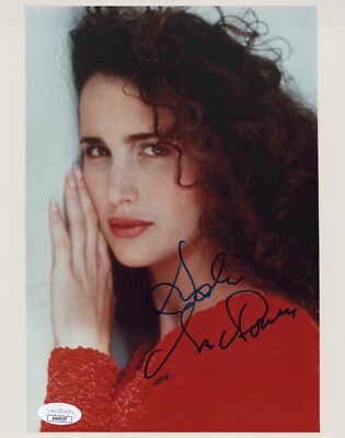 Andie MacDowell Signed Autographed Vintage 8x10 Photo Sexy Rare JSA