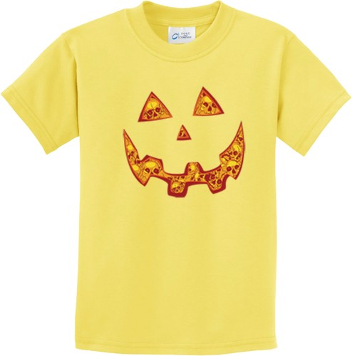 Kids Halloween Jack O Lantern Skull T-Shirt - Picture 4 of 17