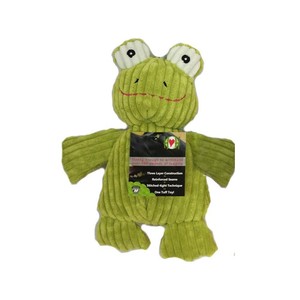 Hugglehounds-CHUBBIE-BUDDY-FROG-Squeaker-Dog-Toy-SM-or-LRG