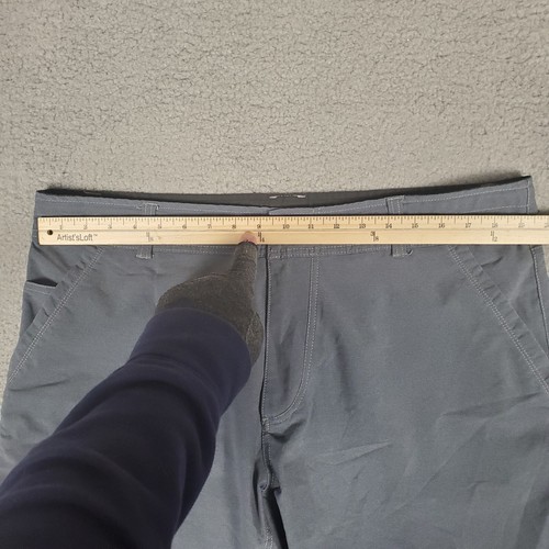 Kuhl pantaloncino uomo 38 grigio outdoor escursionismo chino gorpcore arrampicata 10" cucitura interna - Foto 4 di 6