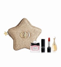Miss Dior J'adore Rouge Dior Gift Set Coffret 2025 Holiday Limited w/ Gold Pouch