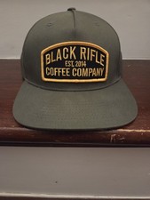 Black Rifle Coffee Company BRCC Richardson 255 Olive Snapback Patch Hat Cap