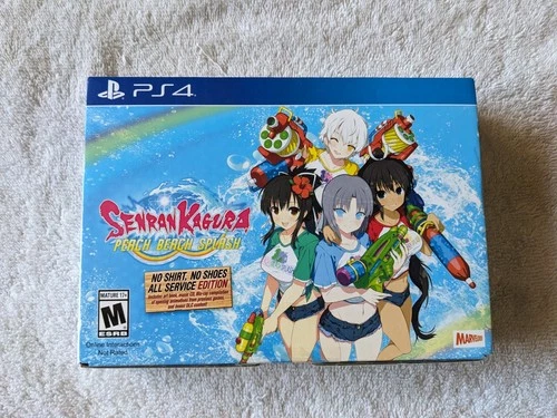 Senran Kagura Peach Beach Splash No Shirt No Shoes All Service Edition PS4 CIB