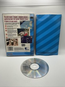 Silpheed (Sega CD, 1993) W/ Reg Card & Manual, Damaged Case