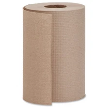 Genuine Joe GJO22200 Hard Wound Roll Towel, 350' Length x 7-8/9 Width, Natural