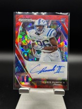 Chris Rumph II 2021 Panini Prizm #DPA-CRU Red Cracked Ice AUTOGRAPH Rookie RC