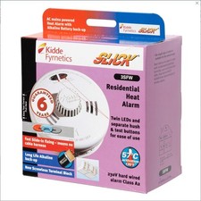 Kidde 3SFW Slick Mains-powered heat alarm with wireless capability