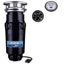 Waste Maid 10-US-WM-458-SL-3B Garbage Disposal Anti-Jam Stainless Steel Food ...