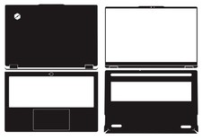 Carbon Vinyl Laptop Sticker Skin Decals Cover for MECHREVO 14X ProA-9CC4U 14"