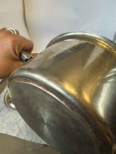 CUISINART STAINLESS STEEL HANDLED POT WITH LID~1-12qt Model 917-14 - Picture 7 of 21
