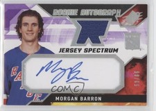 2021-22 SPx Rookie Auto Jersey Spectrum 53/65 Morgan Barron #MB Auto 0he