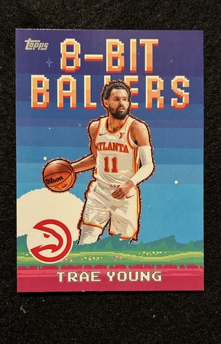 Trae Young #8B-6 2025 Topps 8-Bit Ballers card