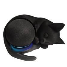 For Echo Dot 5th Gen PLA Desktop Organizer 3D Printed Cat Shape Stand Holder
