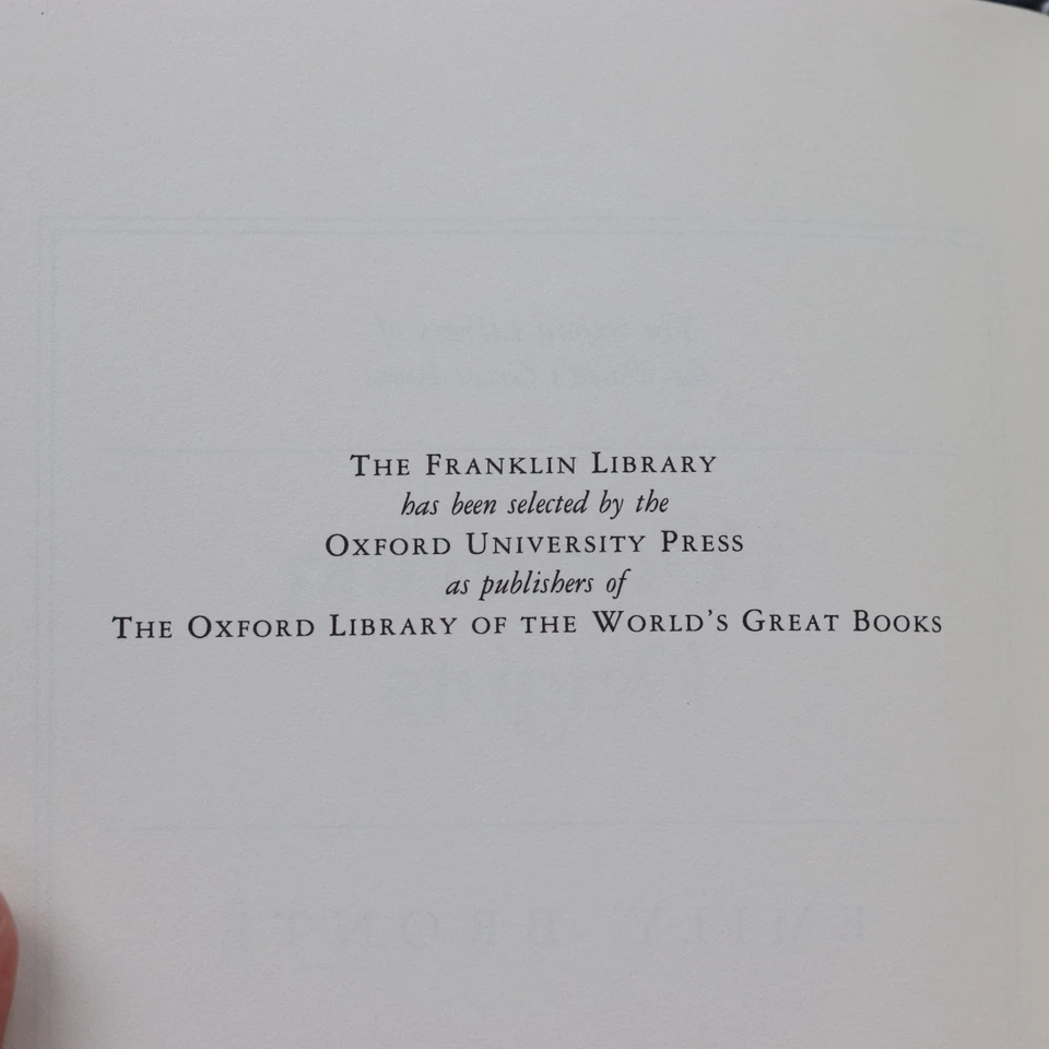 Wuthering Heights (Oxford Library of the World's Great Books) By Bronte 1983 Foto 4 de 4
