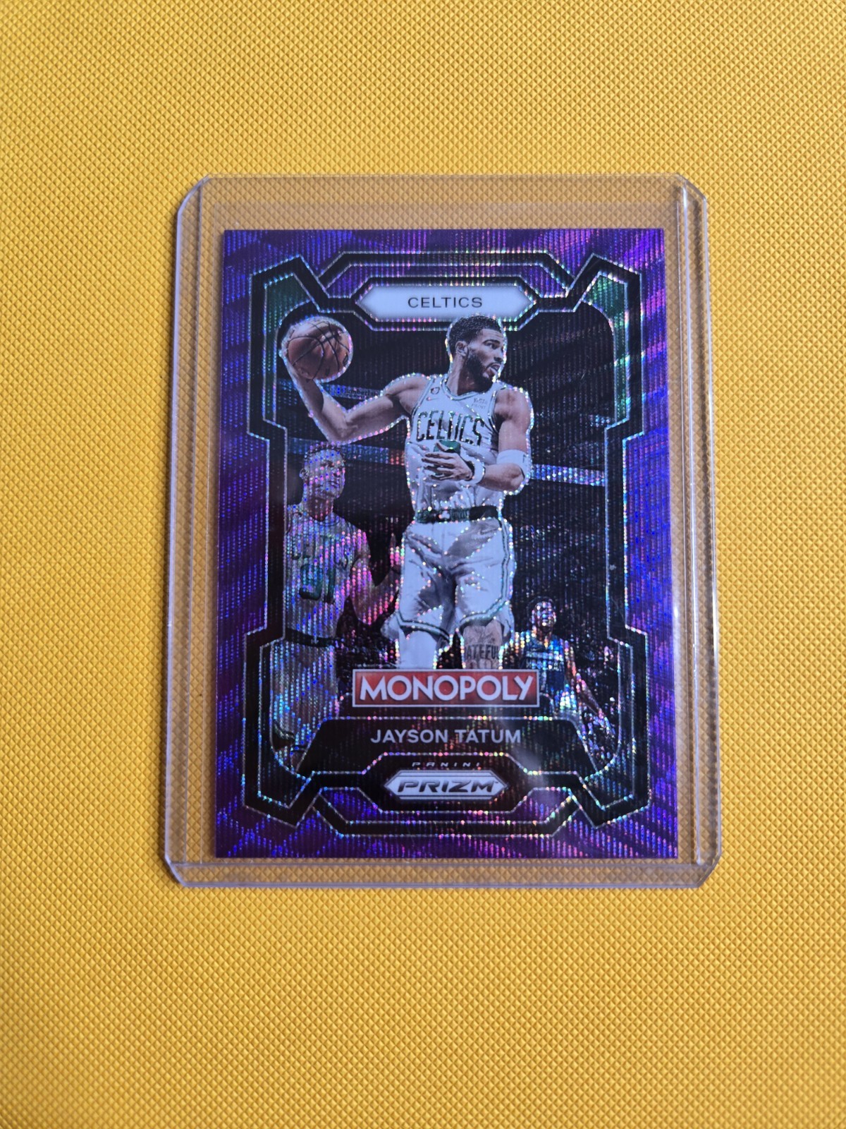 2023-24 Panini Prizm Monopoly - Jayson Tatum #7 Purple Wave Prizm