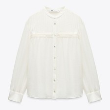Zara Women's Semi Sheer Shirt Size S