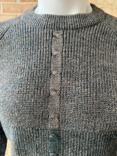 Mt. Angenehmer Reagan gerippter Langarm Rundhals Pullover meliert 2-farbig grau Gr. M - Bild 8 von 11